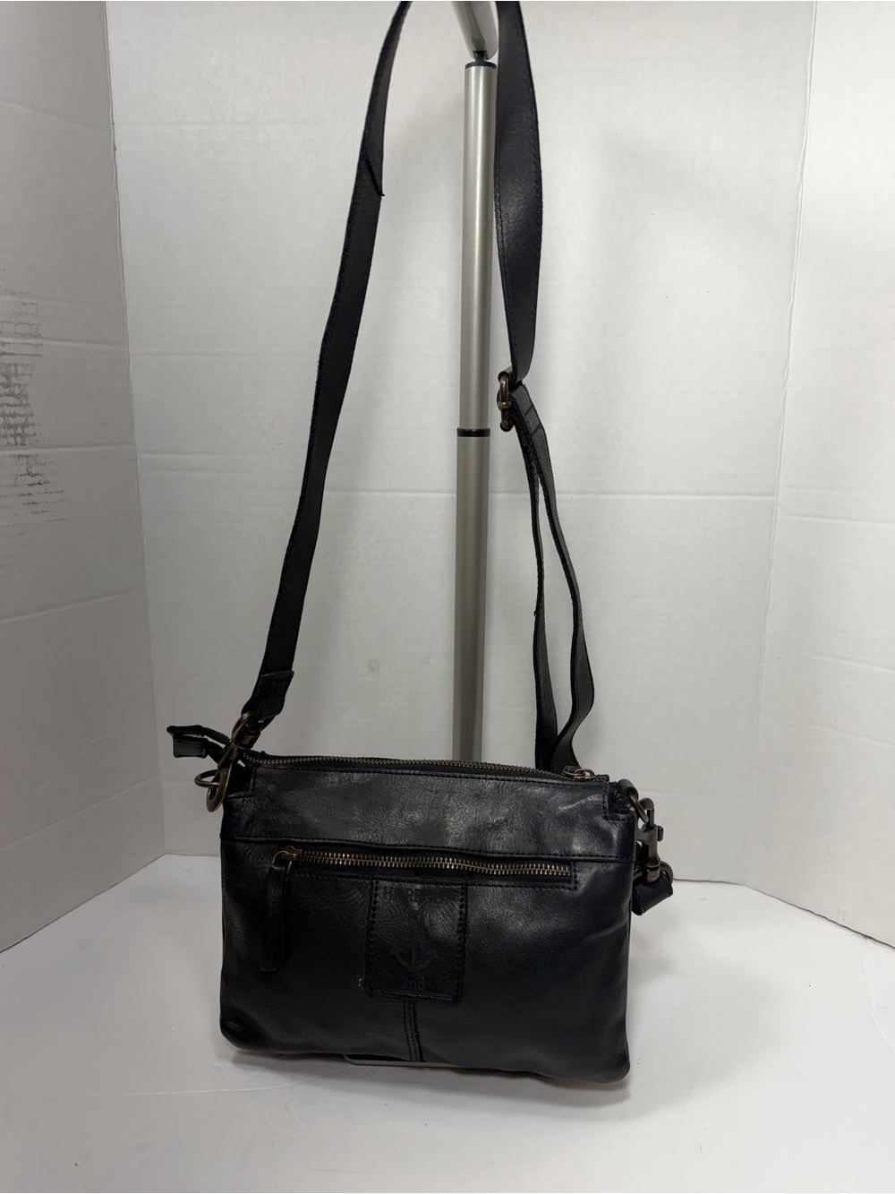 Harbour 2nd Black Leather Crossbody Bag good condition